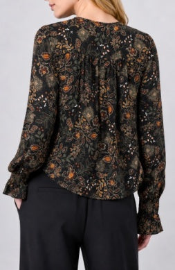 Autumn Paisley Bloom Blouse