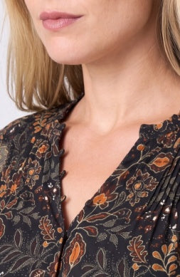 Autumn Paisley Bloom Blouse