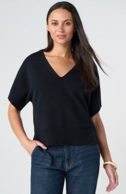Effortless V-Neck Sweater Tee