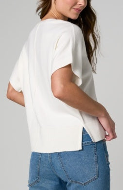 Effortless V-Neck Sweater Tee