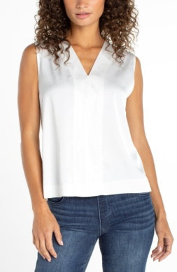 Sleeveless V-Neck Top