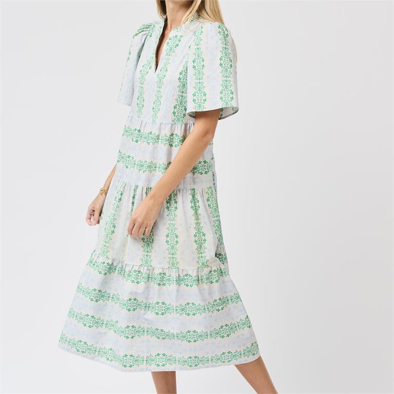 Mary Square Ivy Heirloom Vine Dress