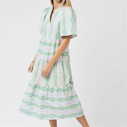 Mary Square Ivy Heirloom Vine Dress