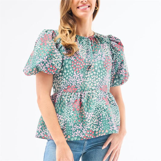 Nina Open Meadows Top
