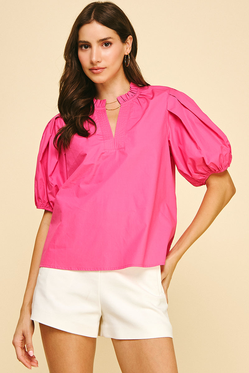 Pinch Pink Glow Blouse