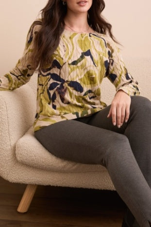 Peridot Crew Neck Sweater