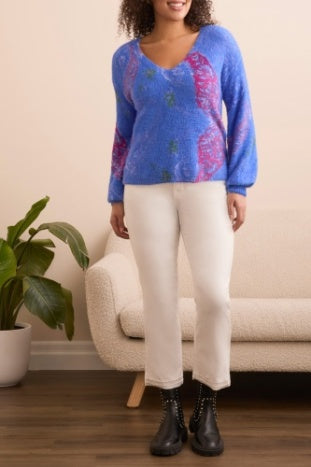 Lapis Front to Back Sweater