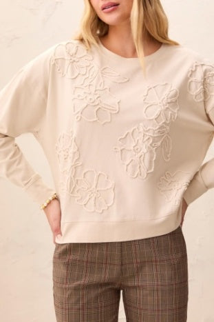 Tribal - Wildflower Embroidered Sweatshirt