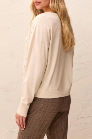 Tribal - Wildflower Embroidered Sweatshirt