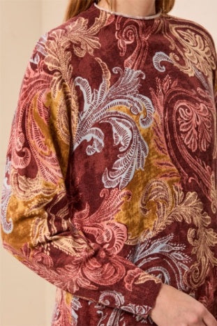 Tribal - Henna Paisley Harmony Lightweight Sweater