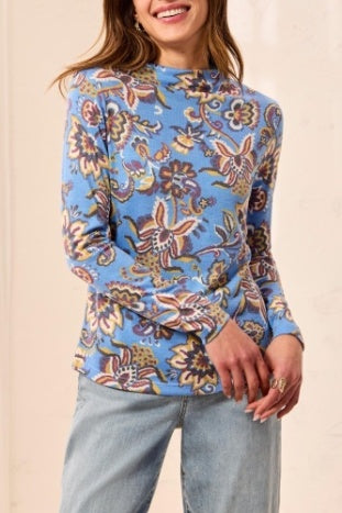 Tribal - Blossom Funnel Neck Top