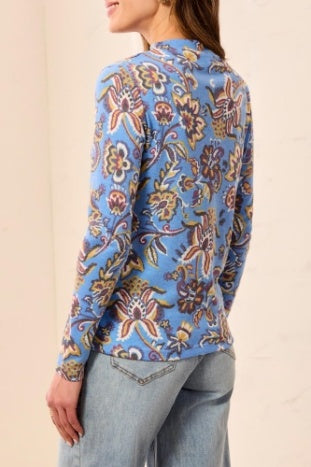 Tribal - Blossom Funnel Neck Top