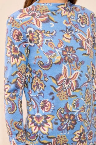 Tribal - Blossom Funnel Neck Top
