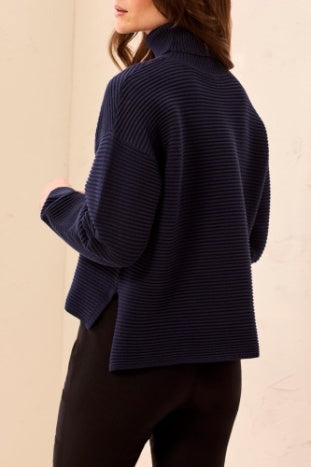 Tribal - Midnight Luxe Ribbed Sweater