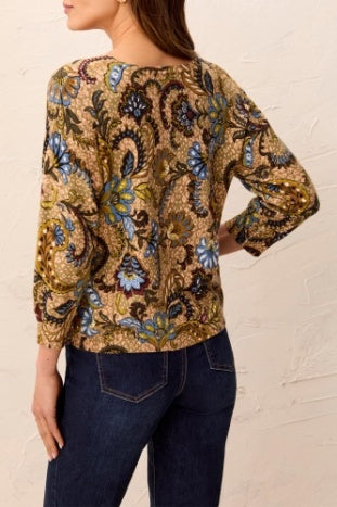 Tribal - Botanical Breeze Soft Knit Sweater