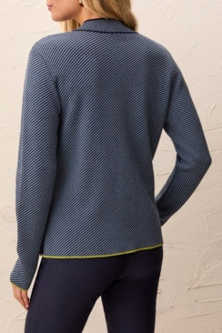 Tribal - Modern Lines Split Neck Sweater