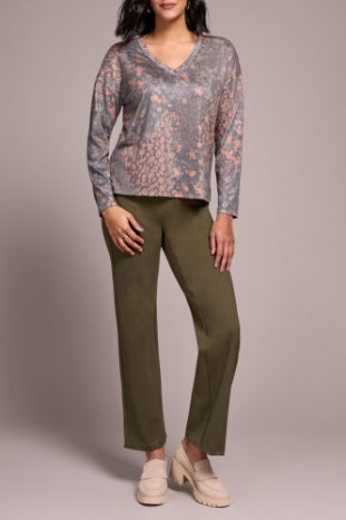 Turmeric V-Neck Top