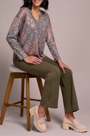 Turmeric V-Neck Top