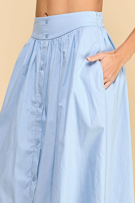 TCEC Maxi Baby Blue Skirt