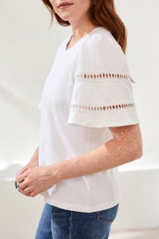 Flutter Sleeve Top