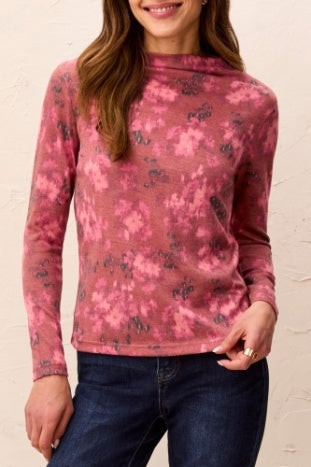 Tribal - Blossom Funnel Neck Top