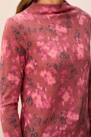 Tribal - Blossom Funnel Neck Top