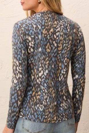 Tribal - Blossom Funnel Neck Top