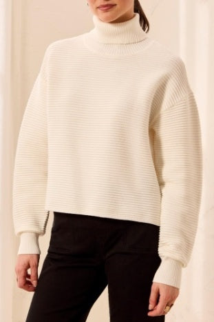 Tribal - Midnight Luxe Ribbed Sweater