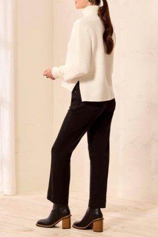 Tribal - Midnight Luxe Ribbed Sweater
