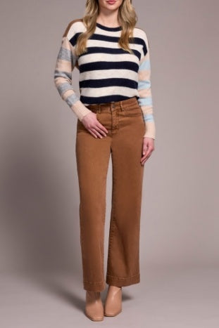 Willow Cropped Fly Front 5 Pocket Pant