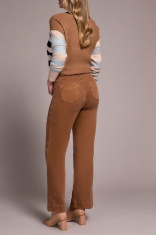 Willow Cropped Fly Front 5 Pocket Pant