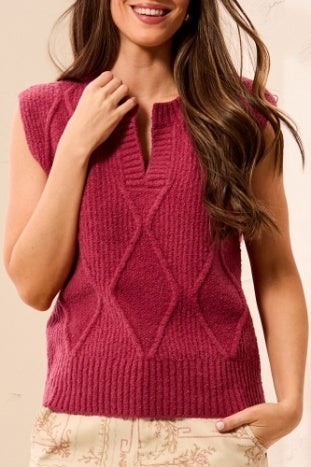 Tribal - Cozy Charm Sweater Vest