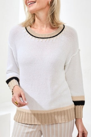 Tribal Crew Neck Sweater