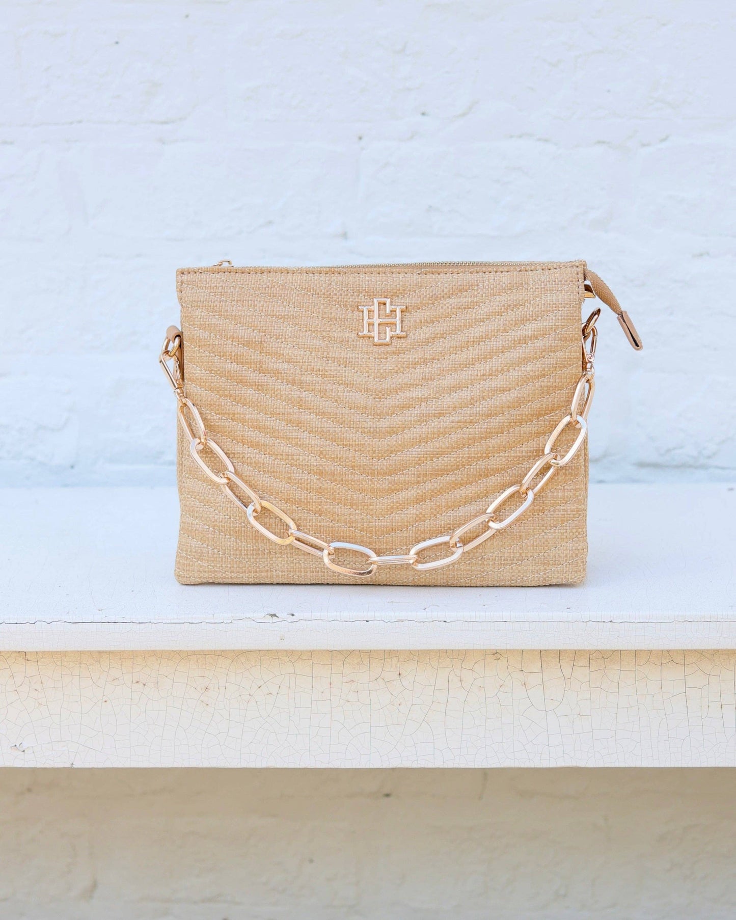 Caroline Hill - Ariana Crossbody Natural VQ