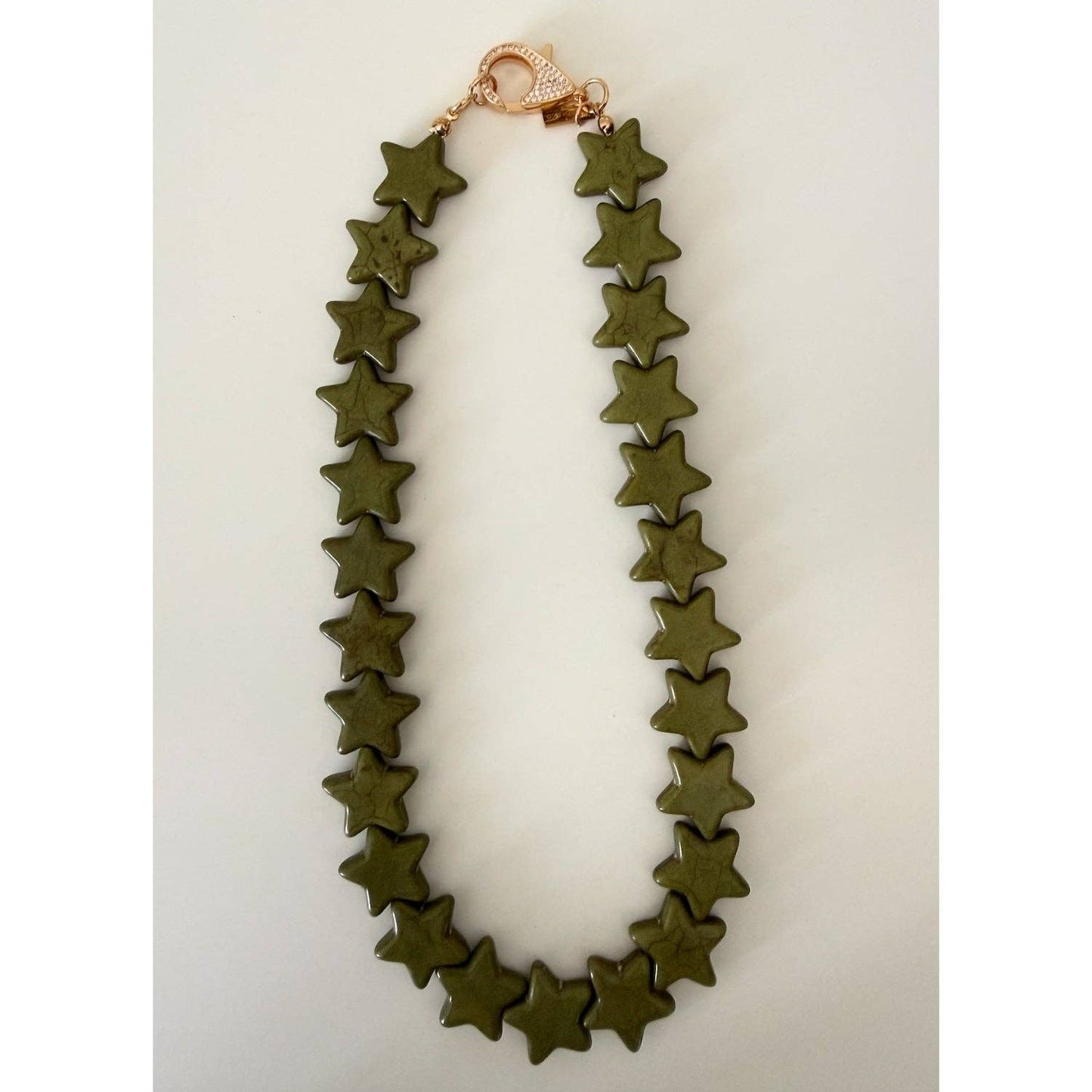 Smith and Co. Design - Star Necklace - Large - Hunter Green