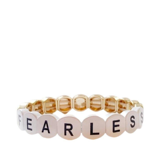 Caryn Lawn - Word Tile Bracelet - Fearless