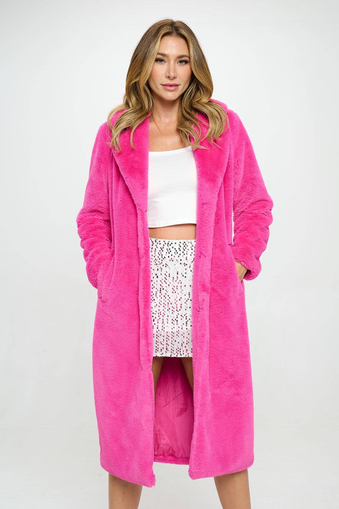 Coalition Faux Fur Coat