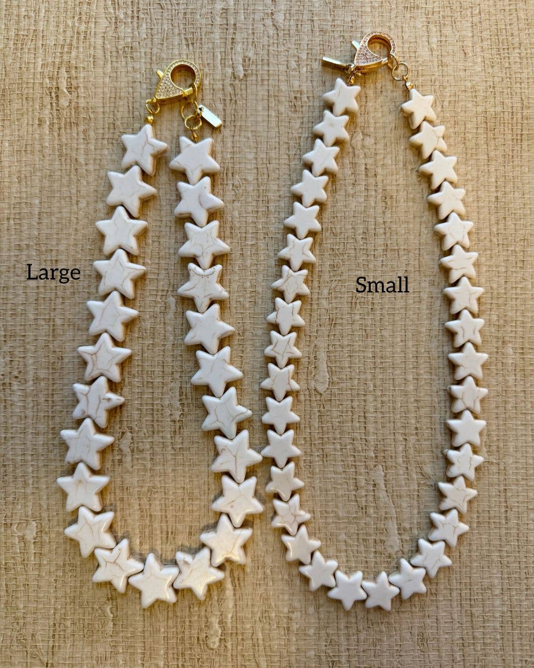 Smith and Co. Design - Star Necklace - Large - Coconut