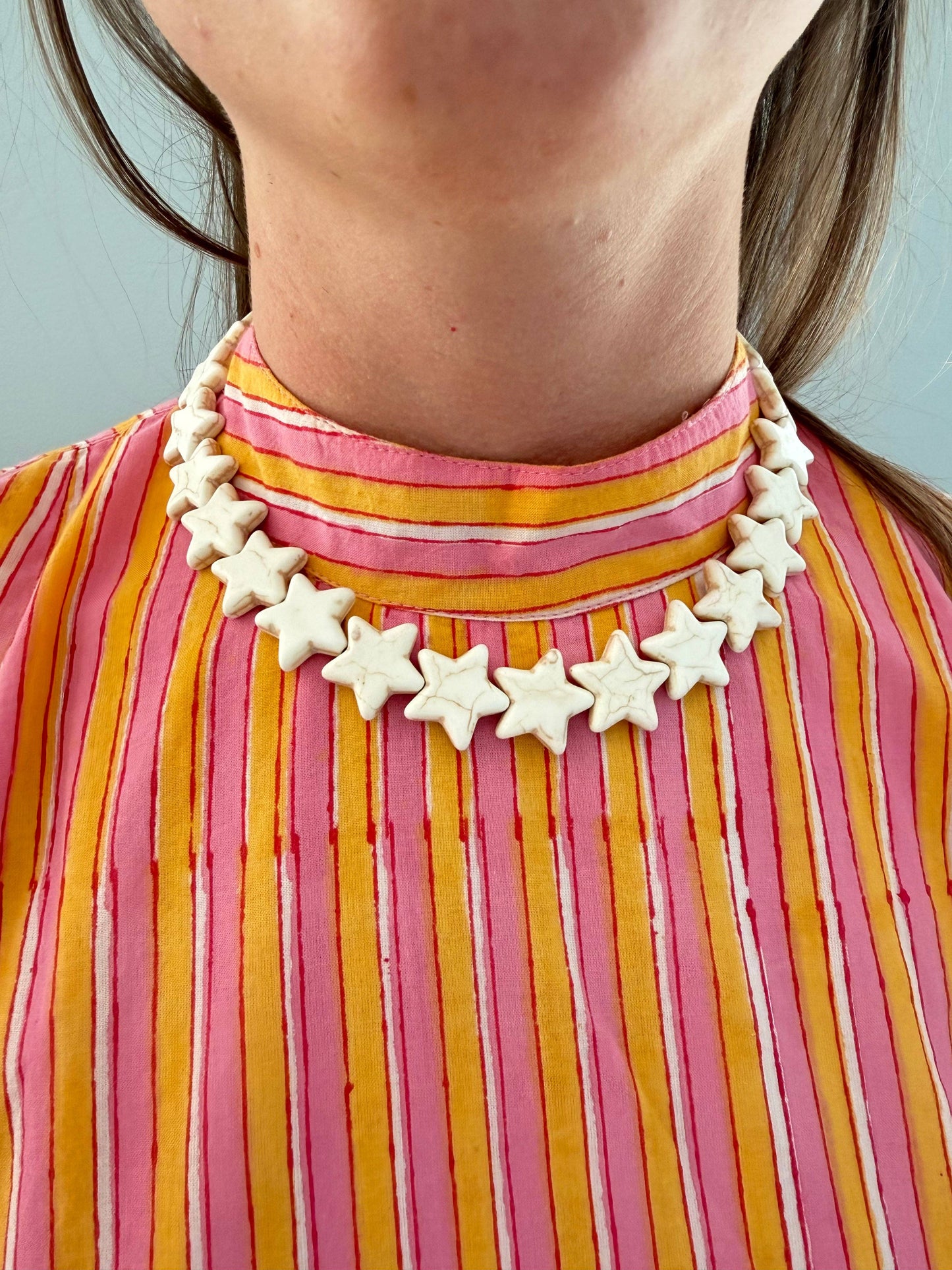 Smith and Co. Design - Star Necklace - Large - Coconut