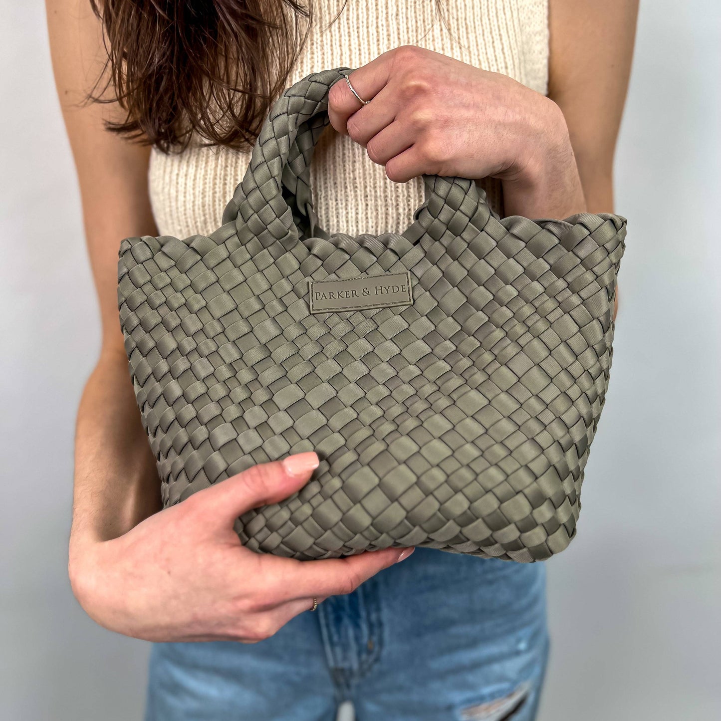 Mini Woven Tote