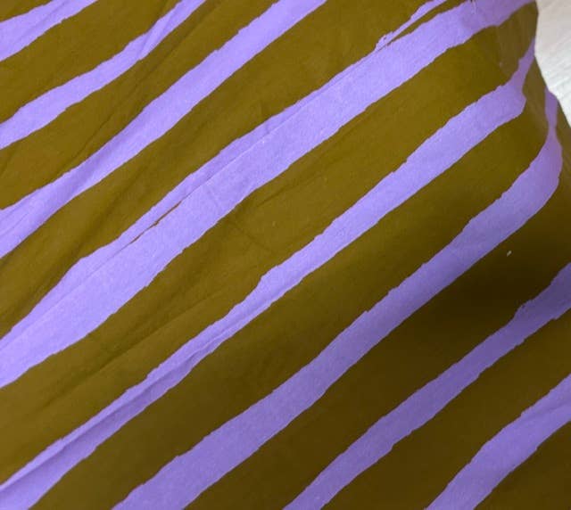 Meet Me In Santorini - Autumn Muse Stripe Wrap Midi Dress