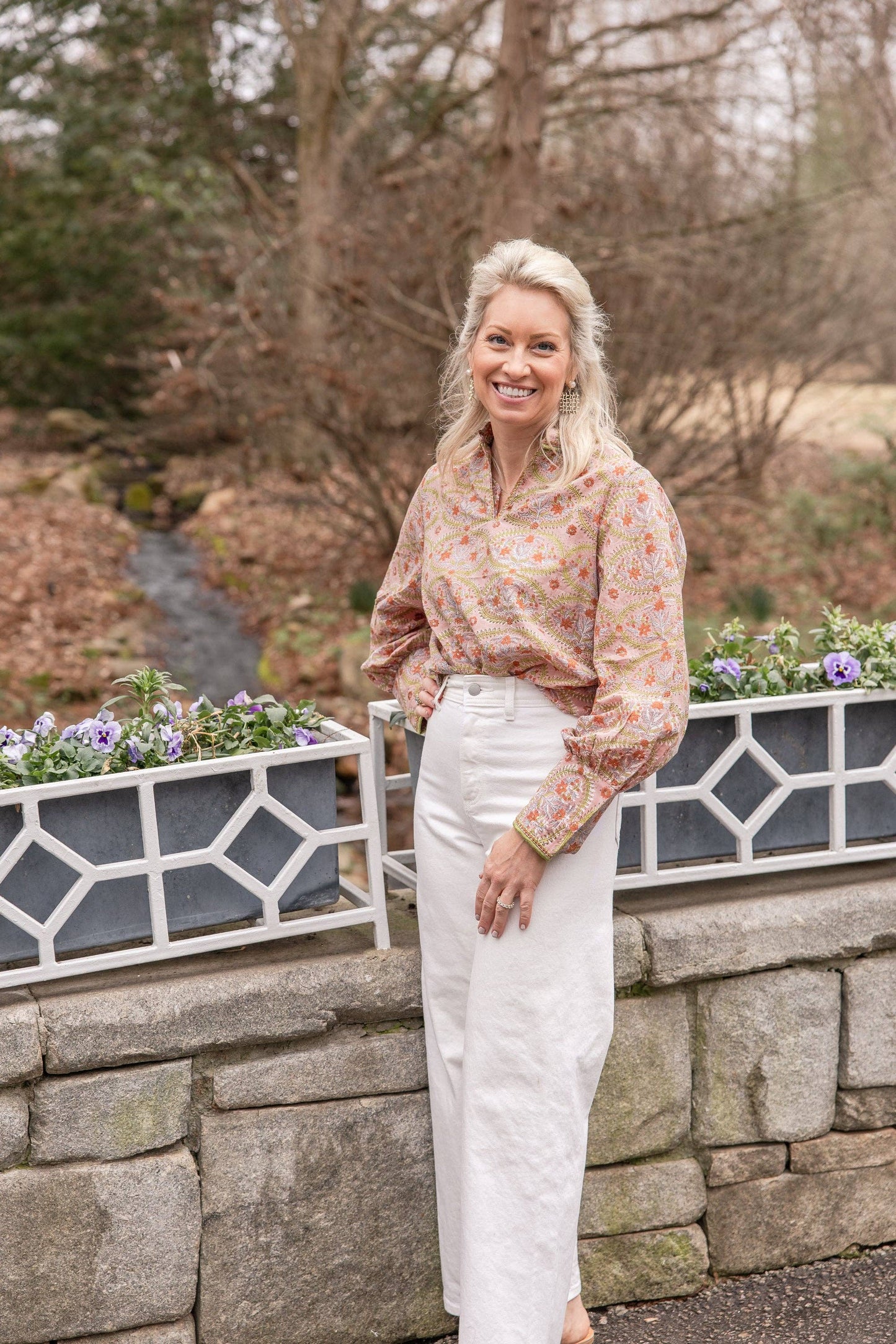 Rahab's Rope - Rosewood Vine Blouse