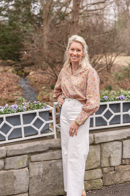 Rahab's Rope - Rosewood Vine Blouse