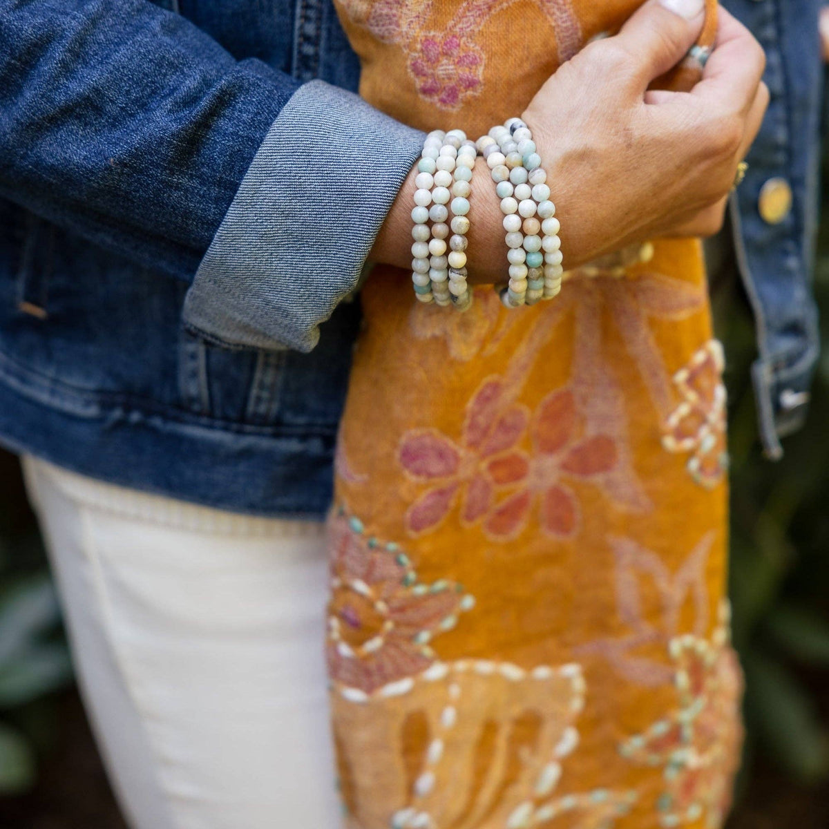 Rahab's Rope - Marigold Meadow Shawl