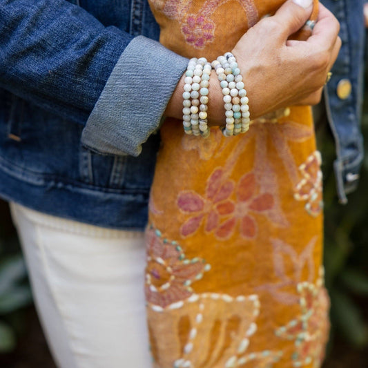 Rahab's Rope - Marigold Meadow Shawl