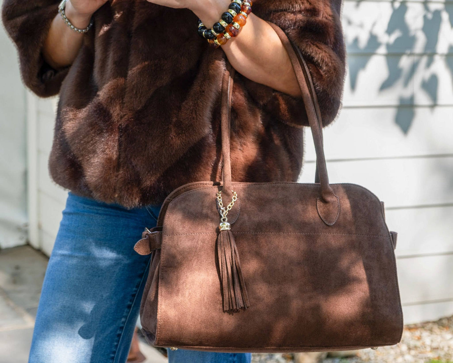 Lisi Lerch - Megan Faux Suede Medicine Bag - WS