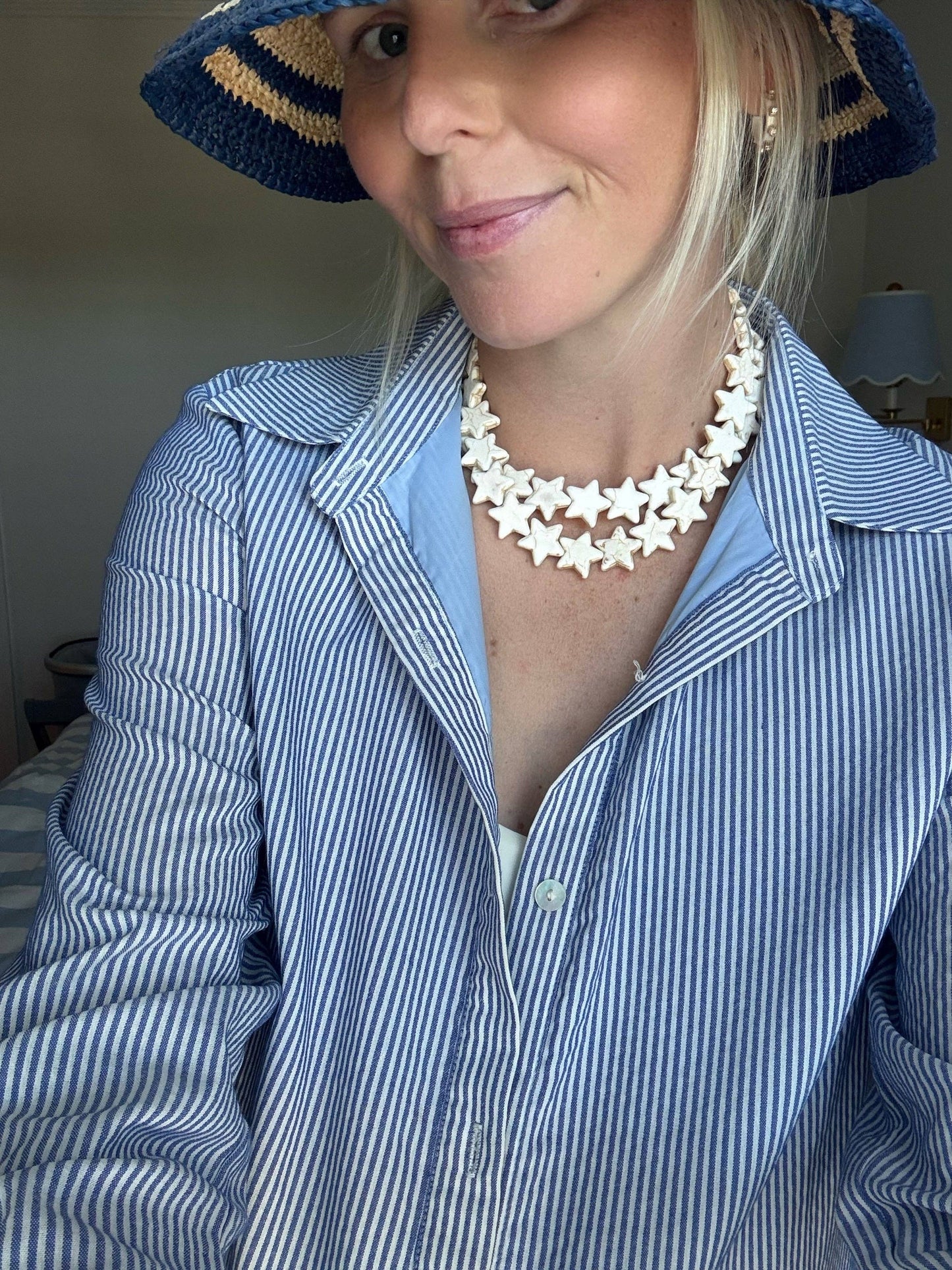 Smith and Co. Design - Star Necklace - Large - Coconut